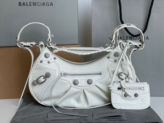 Balenciaga Le Cagole Bag White